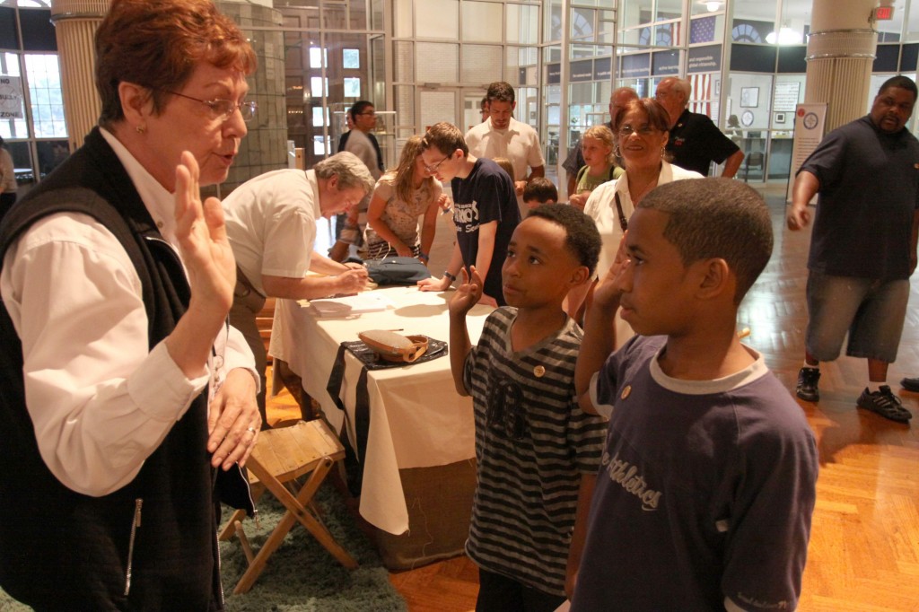 Enlisting in the Army - photo by Bob Brodbeck Enlisting in the Army - photo by Bob Brodbeck