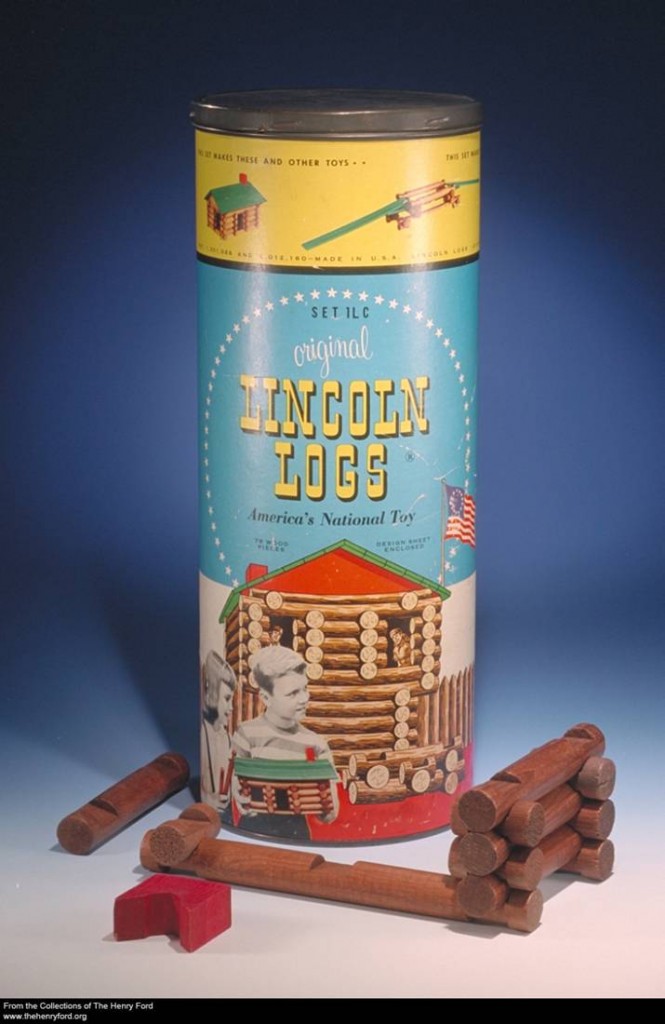 Lincoln Logs, circa 1960 (Object ID 90.365.13)