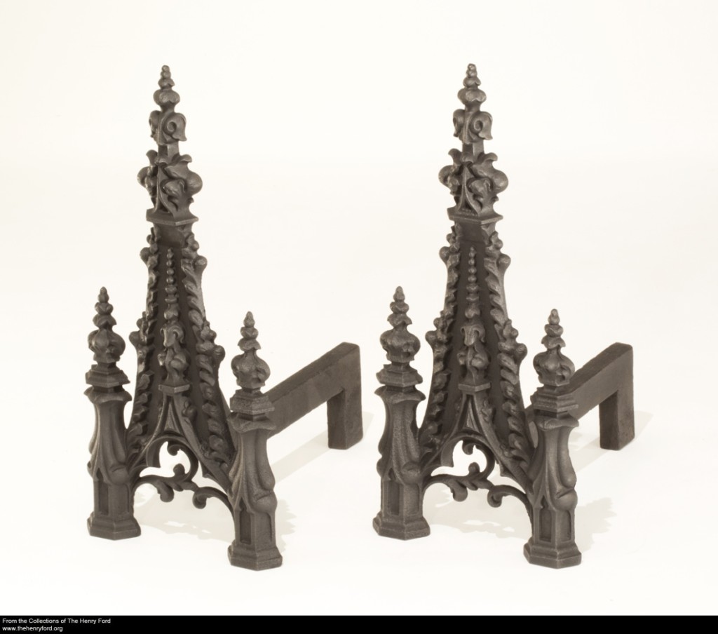 Cast Iron Andirons