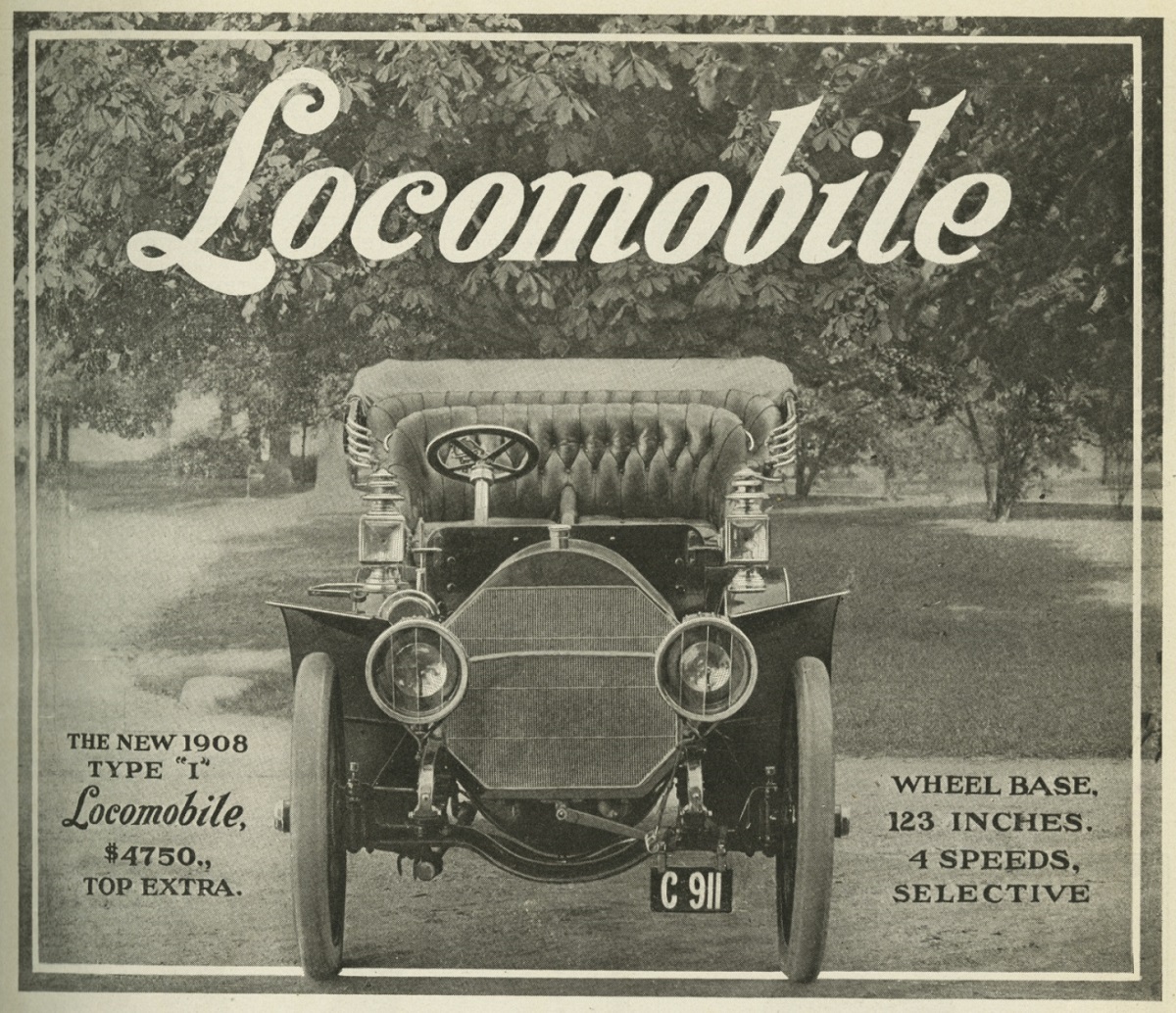 Page with text and two images of cars, one head-on view and one from the side