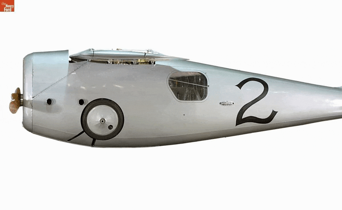 GIF featuring three rotating images of small silver plane extending retractable wheels and lowering wing flaps