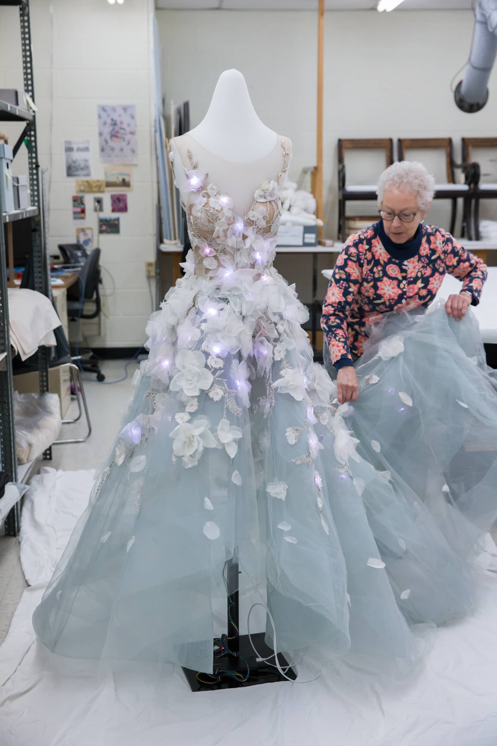 The Henry Ford Conservation Team dresses mannequin with IBM and Marchesa Cognitive Dress_KMSPhotography The Henry Ford Conservation Team dresses mannequin with IBM and Marchesa Cognitive Dress_KMSPhotography