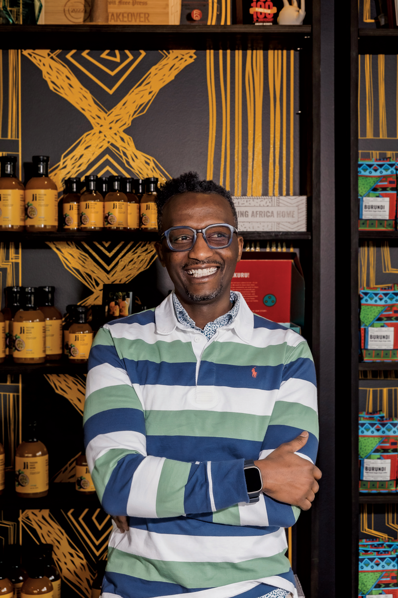 Co-owner of Baobab Fare, Hamissi Mamba
