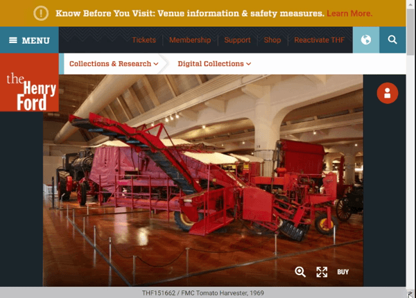 GIF scrolling down webpage with images and text