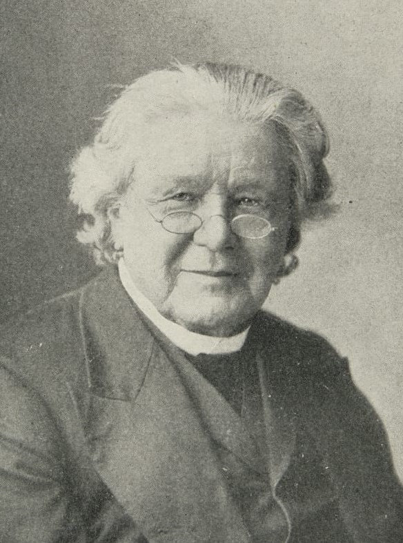 Langstroth on the Hive and the Honey Bee, 1908, Plate 2 Portrait of man wearing glasses, suit, and clerical collar