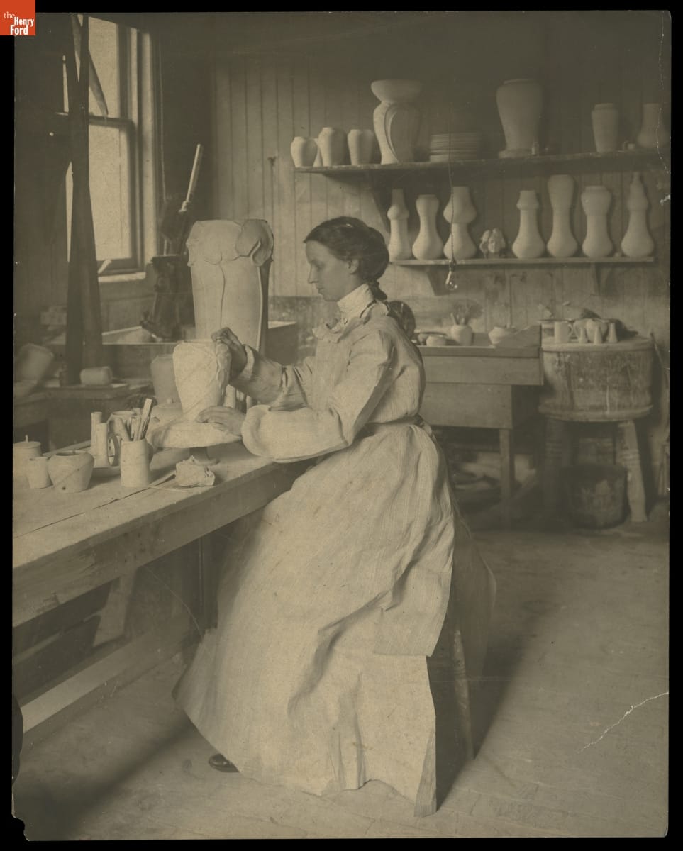 Mary Chase Perry Stratton at Pewabic Pottery