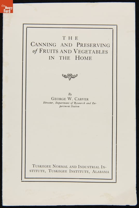 The Canning and Preserving of Fruits and Vegetables in the Home, 1912 Title page containing text