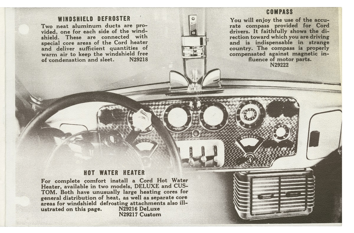 Page showing car dashboard with text
