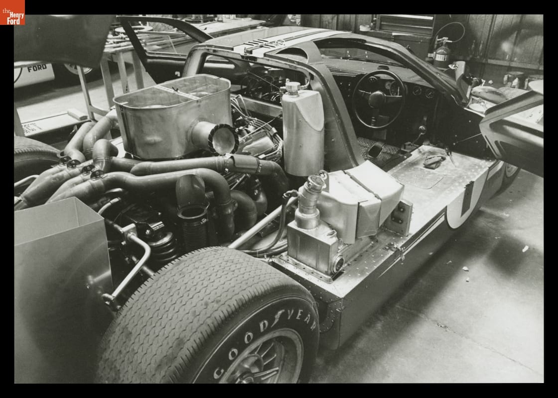 Close-up View of the Ford Mark IV Le Mans Engine
