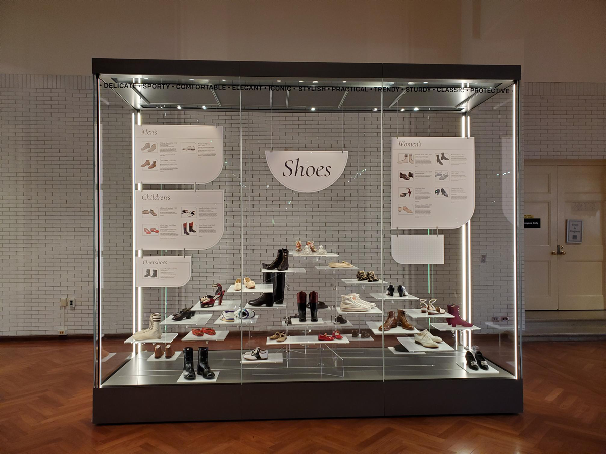 What We Wore: Shoes Exhibition Case