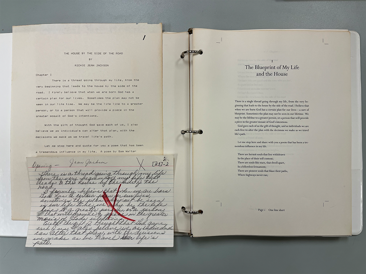 The opening chapter of The House by the Side of the Road