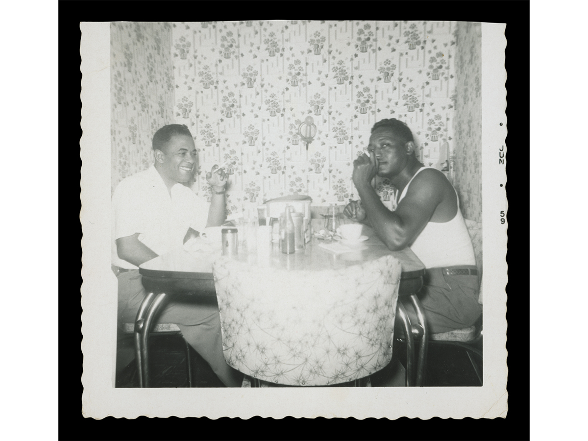 The kitchen of The Jackson Home in 1959. / THF708492