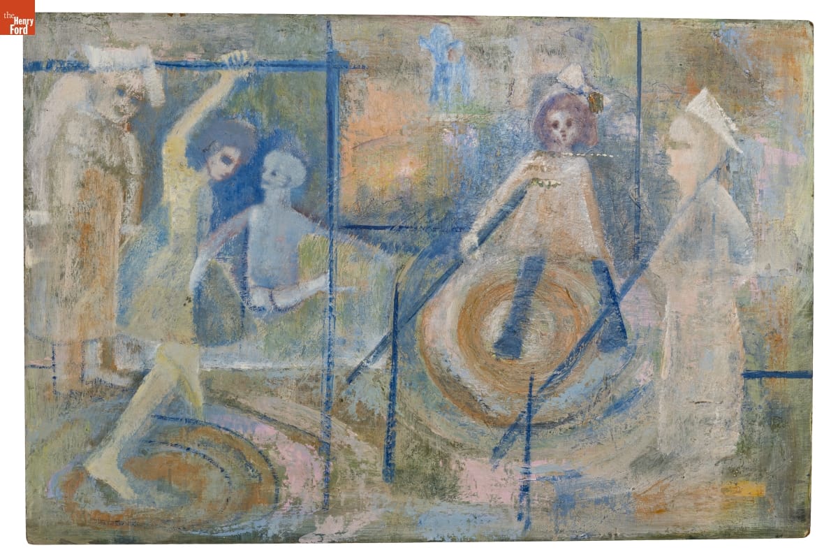 After Polio by Lillian Schwartz, circa 1950.